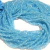 AAA Quality Mystic Sky Blue Color Quartz Micro faceted rondelles14 inch strand 3 - 3.5 mm approx